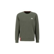 Alpha Industries Herren Sweater Basic Small Logo dark olive XL