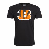 New Era Herren T-Shirt NFL Cincinnati Bengals Logo schwarz