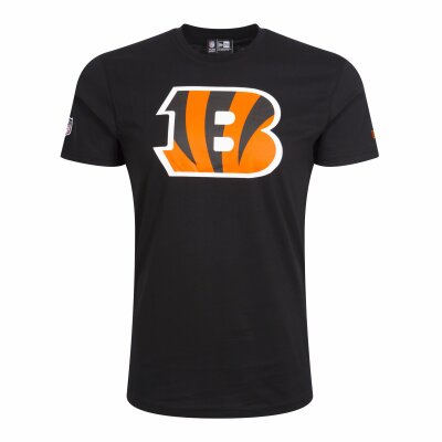 New Era Herren T-Shirt NFL Cincinnati Bengals Logo schwarz M