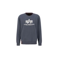 Alpha Industries Herren Sweater Basic Logo greyblack
