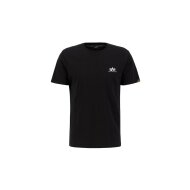 Alpha Industries Herren T-Shirt Basic Small Logo black