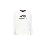 Alpha Industries Herren Sweater Basic Logo white