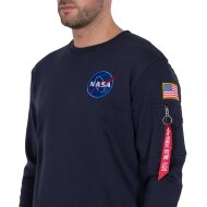 Alpha Industries Herren Sweater Space Shuttle rep. blue S