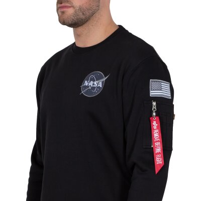 Alpha Industries Herren Sweater Space Shuttle black XL