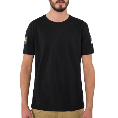 Alpha Industries Herren T-Shirt NASA black