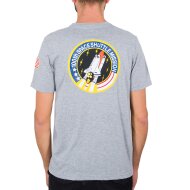 Alpha Industries Herren T-Shirt Space Shuttle NASA grey heather