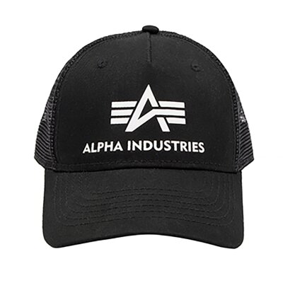 Alpha Industries Basic Trucker Cap schwarz