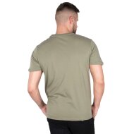 Alpha Industries Herren T-Shirt Basic Small Logo olive