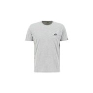 Alpha Industries Herren T-Shirt Basic Small Logo grey...