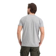 Alpha Industries Herren T-Shirt Basic Small Logo grey heather