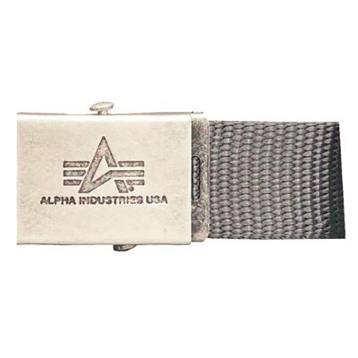 Alpha Industries Heavy Duty Belt 4 cm rep. grey