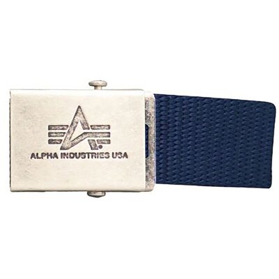 Alpha Industries Heavy Duty Belt 4 cm rep. blue