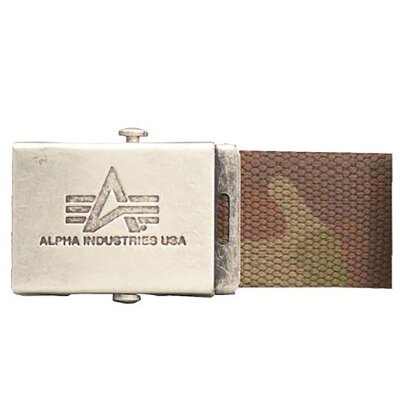 Alpha Industries Heavy Duty Belt 4 cm woodl.-camo