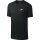 Nike Herren T-Shirt Embroidered Little Logo black/white S