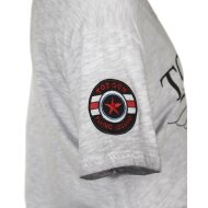 Top Gun T-Shirt Hyper mit Patches grey melange L