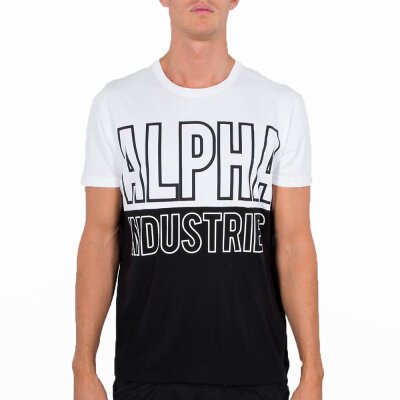 Alpha Industries Herren T-Shirt Block white