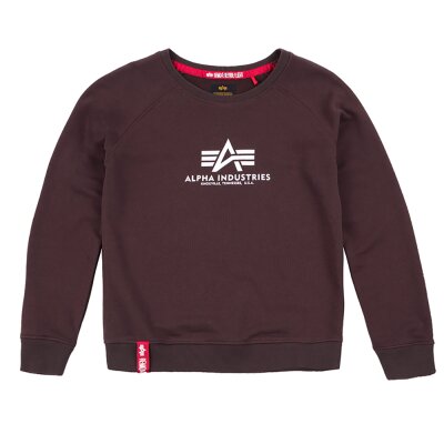 Alpha Industries Damen New Basic Sweater Wmn deep maroon