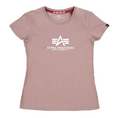 Alpha Industries Damen New Basic T-Shirt mauve