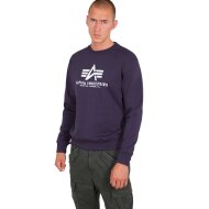Alpha Industries Herren Sweater Basic Logo nightshade