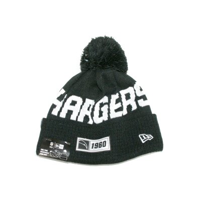 New Era Knit Beanie Onfield 2019 Road Los Angeles Chargers schwarz
